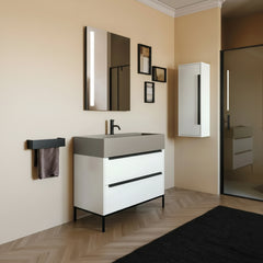 Colavene Camaleo mobile lavabo 100x46x88cm con specchio a led