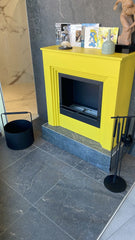 Divina Fire Bellini camino a bioetanolo giallo DF98710 EXPO