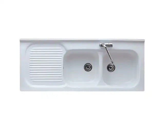 Galassia Urban Florence lavello cucina due vasche con gocciolatoio a sx 5005