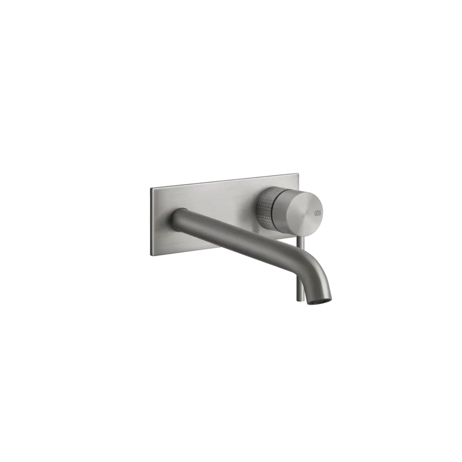 Gessi 316 Cesello rubinetto lavabo a parete bocca lunga 21cm 54490