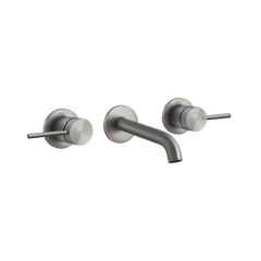 Gessi 316 Cesello rubinetto lavabo a parete 3 fori 54494