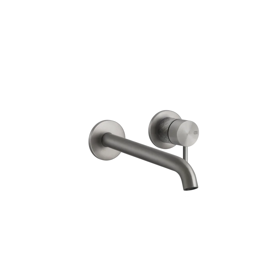 Gessi 316 Intreccio rubinetto lavabo a parete lunghezza bocca personalizzabile 54189