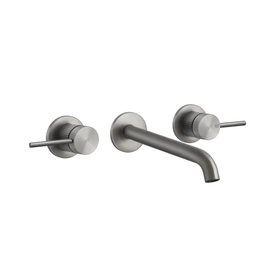 Gessi 316 Meccanica rubinetto lavabo a parete 3 fori 54294
