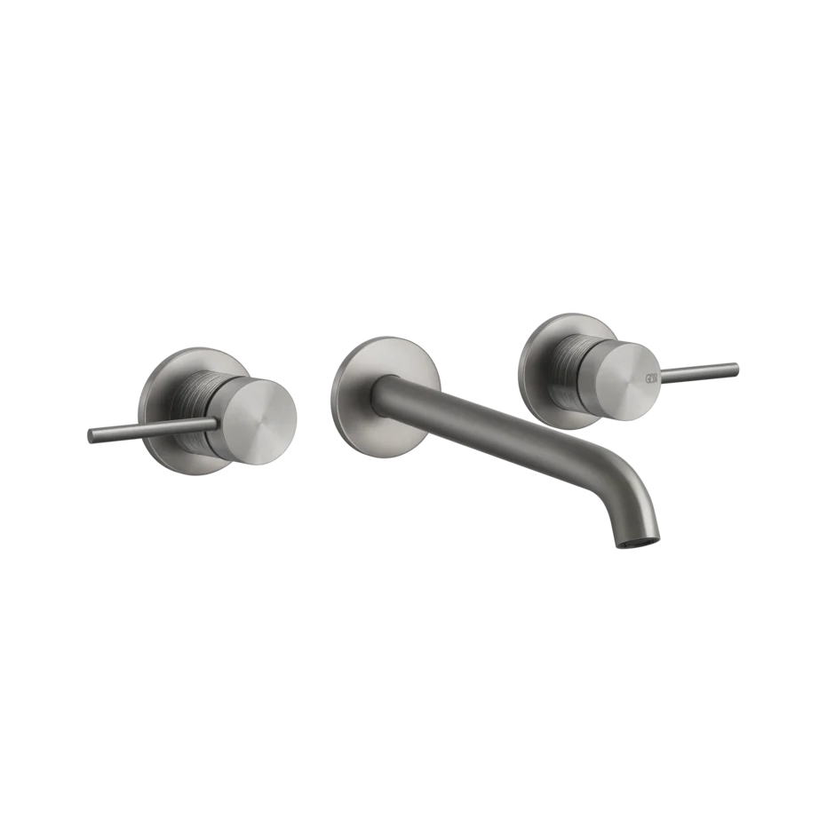 Gessi 316 Trame rubinetto lavabo a parete 3 fori 54394
