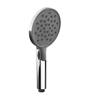 Gessi Anello doccetta anticalcare 2 funzioni con selettore a rotella con inserto nero 47350