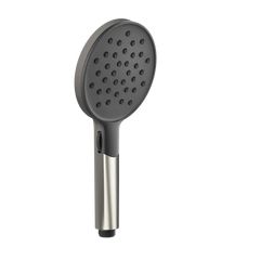Gessi Anello shower head 2-function anti-limescale with wheel selector and black insert 47350