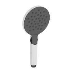 Gessi Anello shower head 2-function anti-limescale with wheel selector and black insert 47350