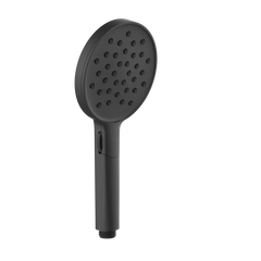 Gessi Anello shower head 2-function anti-limescale with wheel selector and black insert 47350