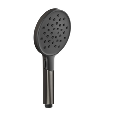 Gessi Anello shower head 2-function anti-limescale with wheel selector and black insert 47350