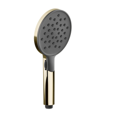 Gessi Anello shower head 2-function anti-limescale with wheel selector and black insert 47350
