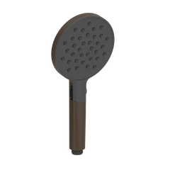 Gessi Anello shower head 2-function anti-limescale with wheel selector and black insert 47350