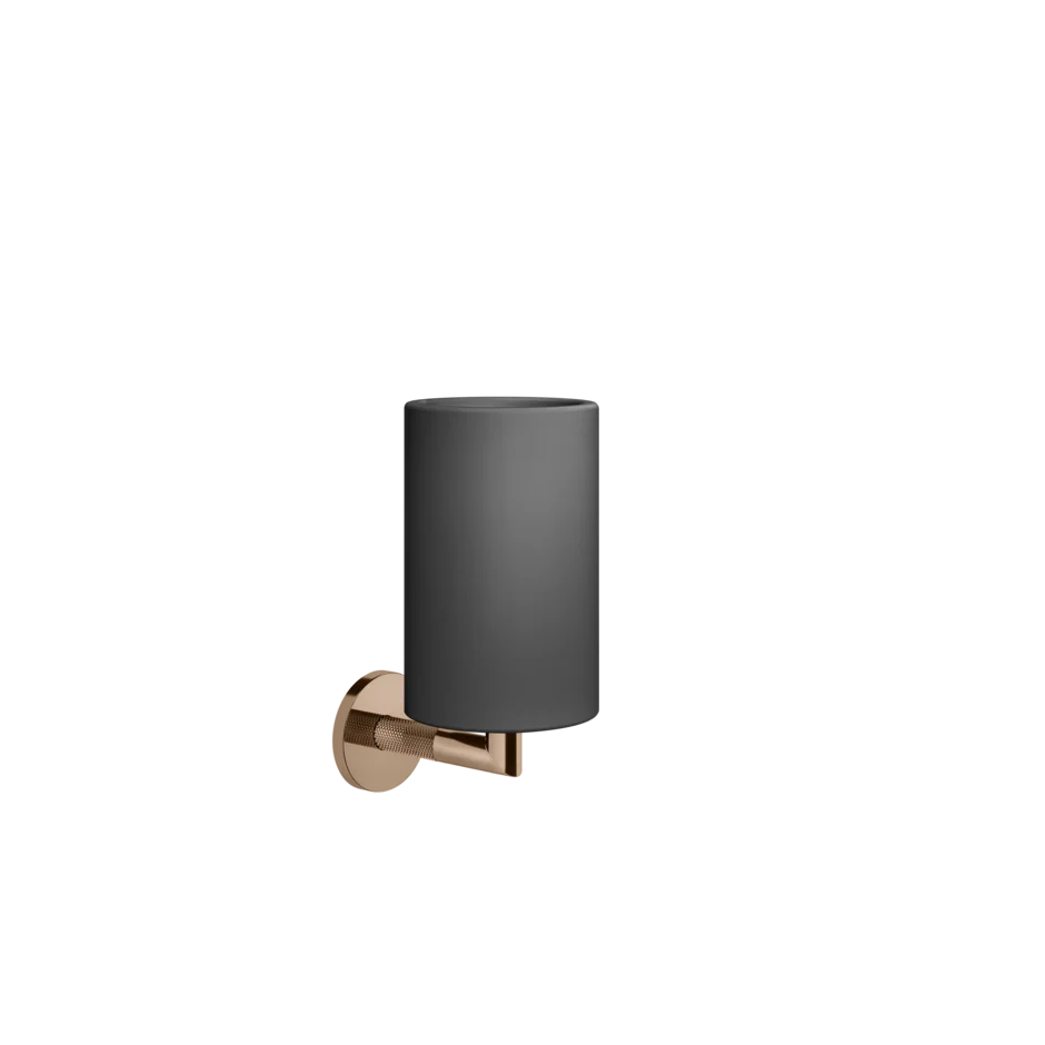 Gessi Anello porte-brosse à dents noire en pierre frittée 63708