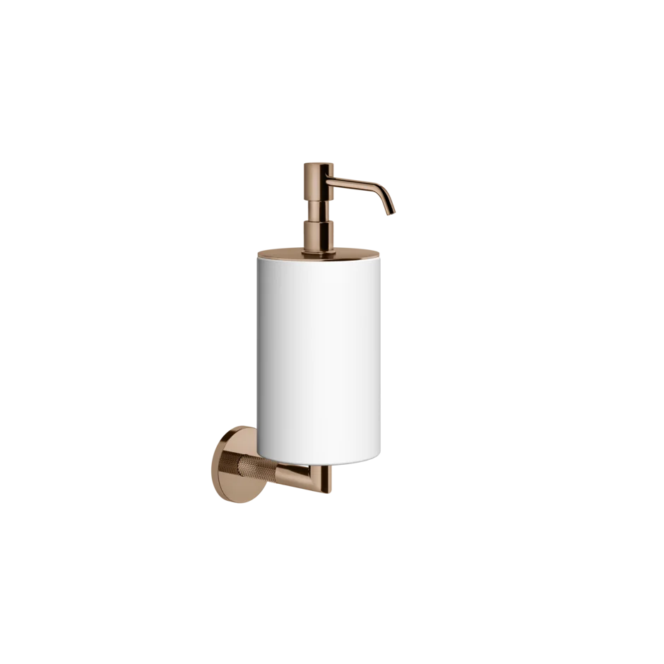 Gessi Anello distributeur de savon en pierre frittée blanche 63713