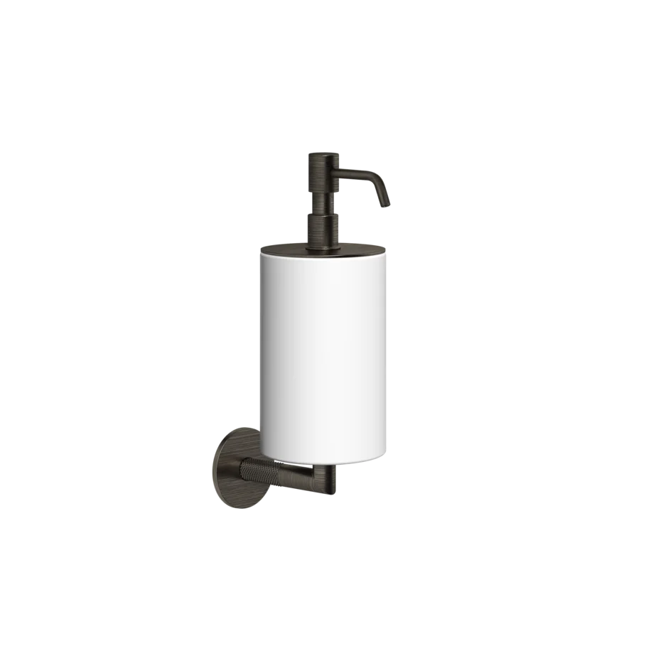 Gessi Anello distributeur de savon en pierre frittée blanche 63713