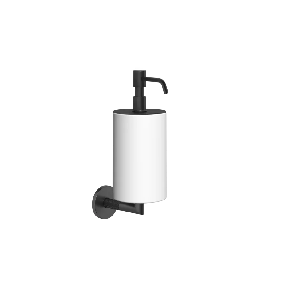 Gessi Anello distributeur de savon en pierre frittée blanche 63713