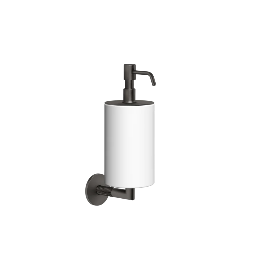 Gessi Anello distributeur de savon en pierre frittée blanche 63713