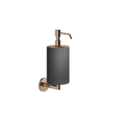 Gessi Anello soap dispenser in black sintered stone 63714