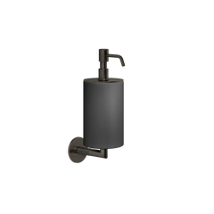 Gessi Anello soap dispenser in black sintered stone 63714