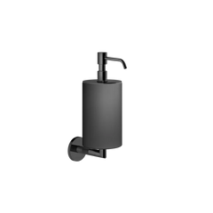 Gessi Anello soap dispenser in black sintered stone 63714