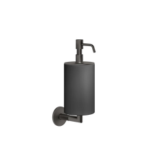 Gessi Anello soap dispenser in black sintered stone 63714