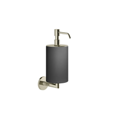Gessi Anello soap dispenser in black sintered stone 63714