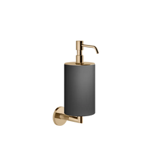 Gessi Anello soap dispenser in black sintered stone 63714