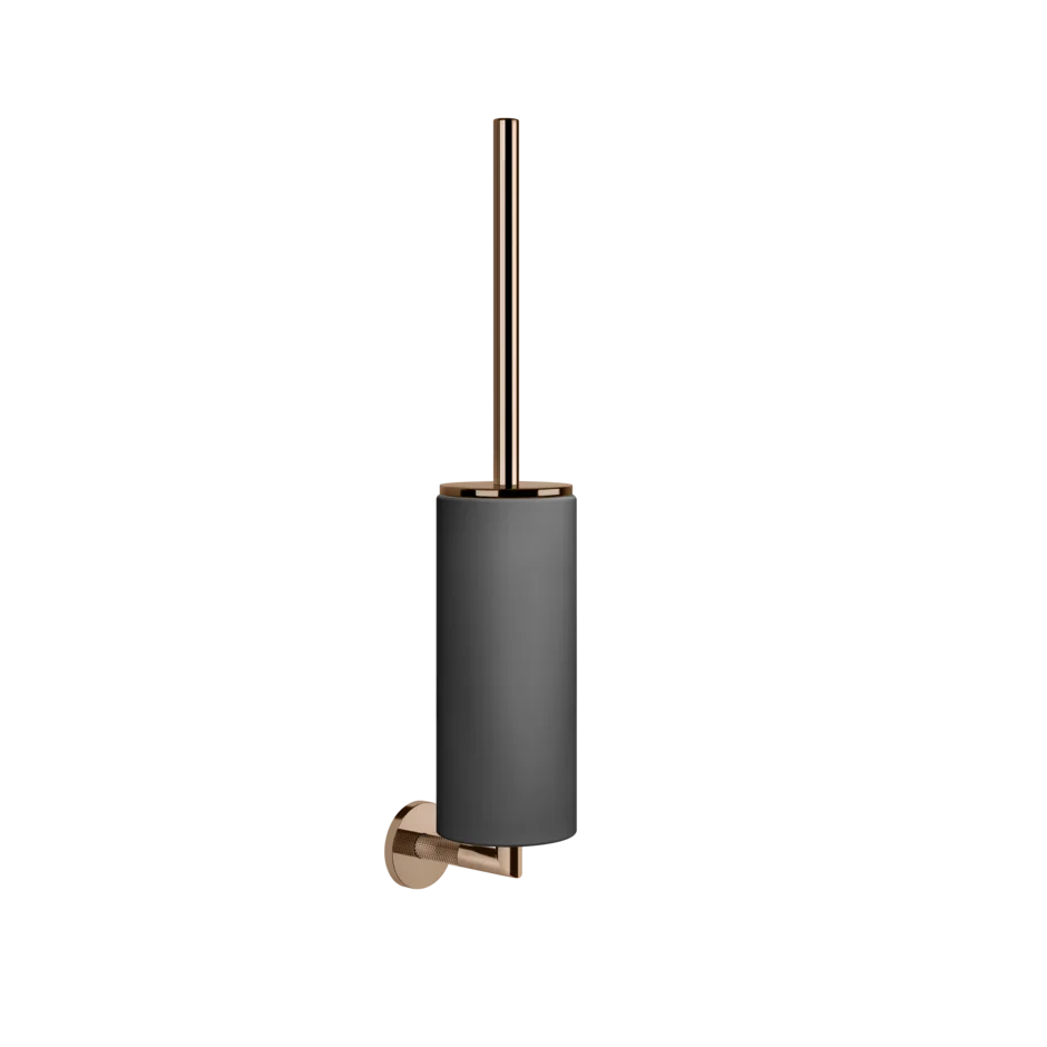 Gessi Anello porte-brosse de toilette en pierre frittée noire 63720