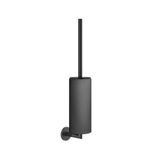 Gessi Anello porte-brosse de toilette en pierre frittée noire 63720