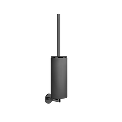 Gessi Anello porte-brosse de toilette en pierre frittée noire 63720