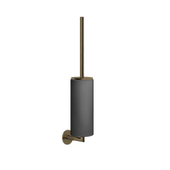 Gessi Anello porte-brosse de toilette en pierre frittée noire 63720