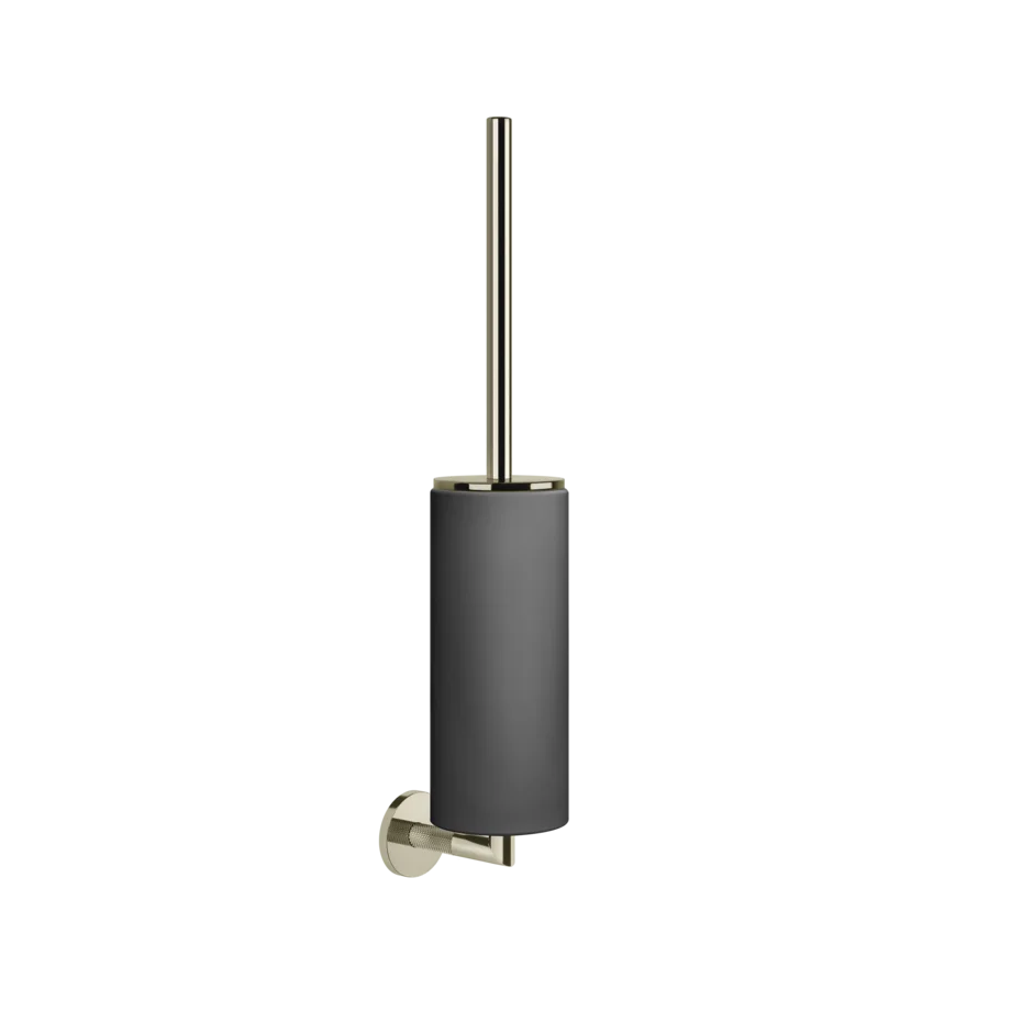 Gessi Anello porte-brosse de toilette en pierre frittée noire 63720