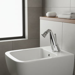 Gessi Cono rubinetto bidet con scarico 45007-031 - Cromo