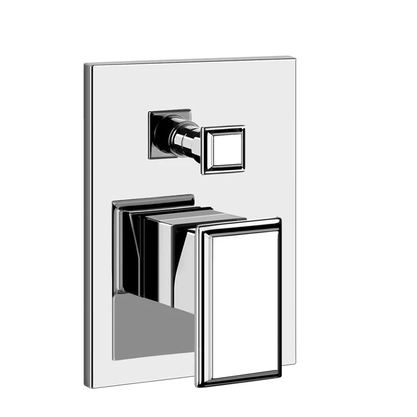 Gessi Eleganza rubinetto doccia con deviatore 2 vie cromo 46079 + 44673 - 031 cromo
