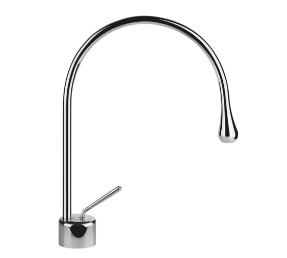 Gessi Goccia rubinetto lavabo canna media 33602 cromo