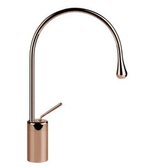 Gessi Goccia rubinetto lavabo canna media girevole 33605 copper