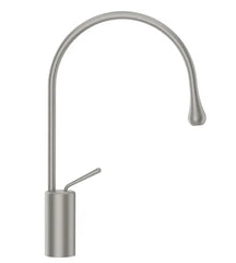 Gessi Goccia rubinetto lavabo canna media girevole 33605 cromo spazzolato