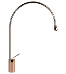 Gessi Goccia rubinetto lavabo medio canna lunga girevole 33606 copper