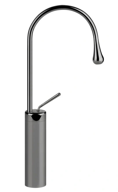 Gessi Goccia tall sink faucet with short spout 33608