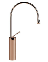 Gessi Goccia rubinetto lavabo alto canna media girevole 33609 copper