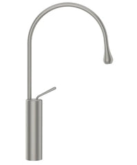 Gessi Goccia rubinetto lavabo alto canna media girevole 33609 chrome brushed