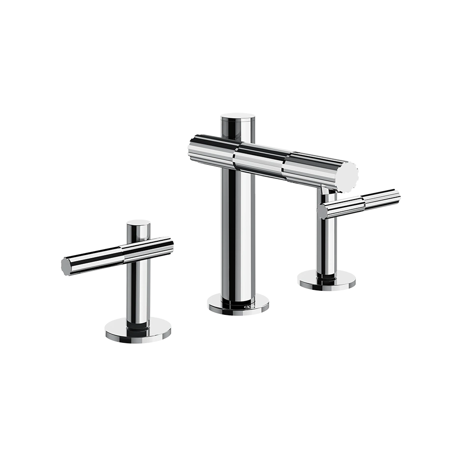 Gessi Incastri rubinetto lavabo tre fori 75014