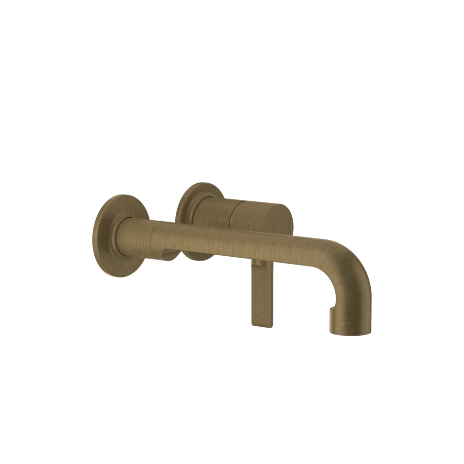 Gessi Inciso robinet de lavabo mural 58088 + 54198