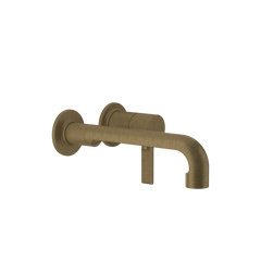Gessi Inciso robinet de lavabo mural 58088 + 54198