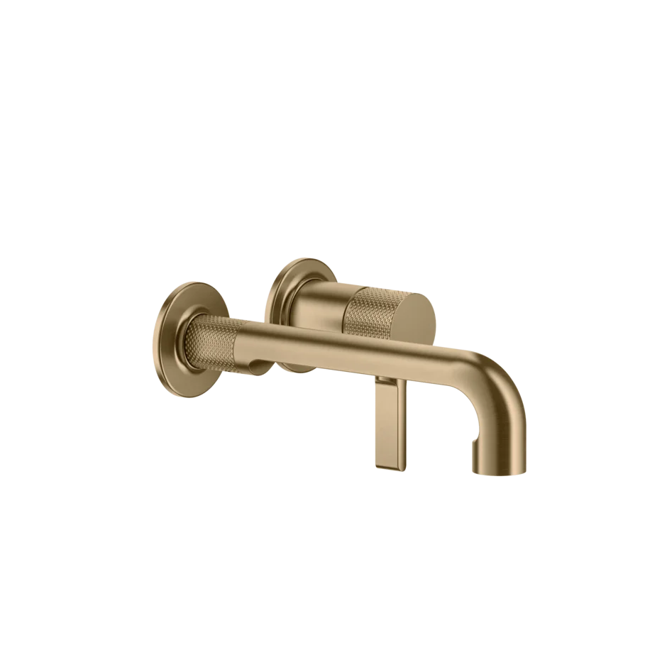Gessi Inciso robinet de lavabo mural 58088 + 54198