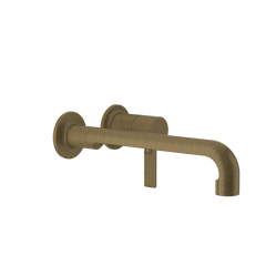 Gessi Inciso wall sink faucet 58089 + 54198