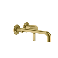 Gessi Inciso wall sink faucet 58089 + 54198