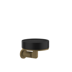 Gessi Inciso porte-savon en pierre frittée noire 58502