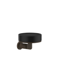 Gessi Inciso porte-savon en pierre frittée noire 58502