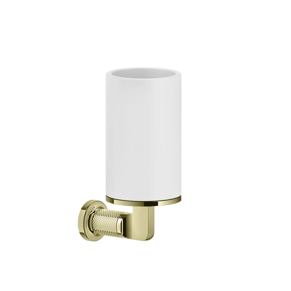 Gessi Inciso porte-brosse à dents blanc en pierre frittée 58507