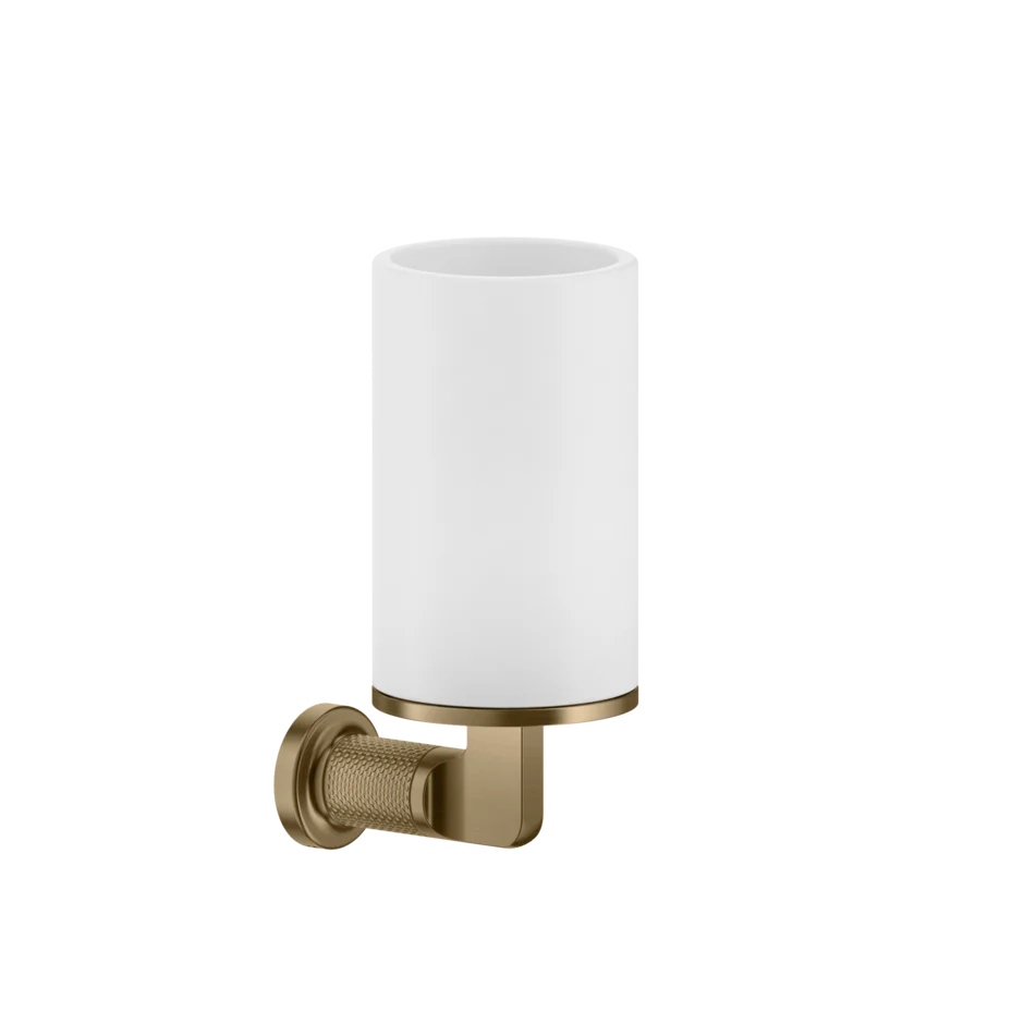 Gessi Inciso porte-brosse à dents blanc en pierre frittée 58507